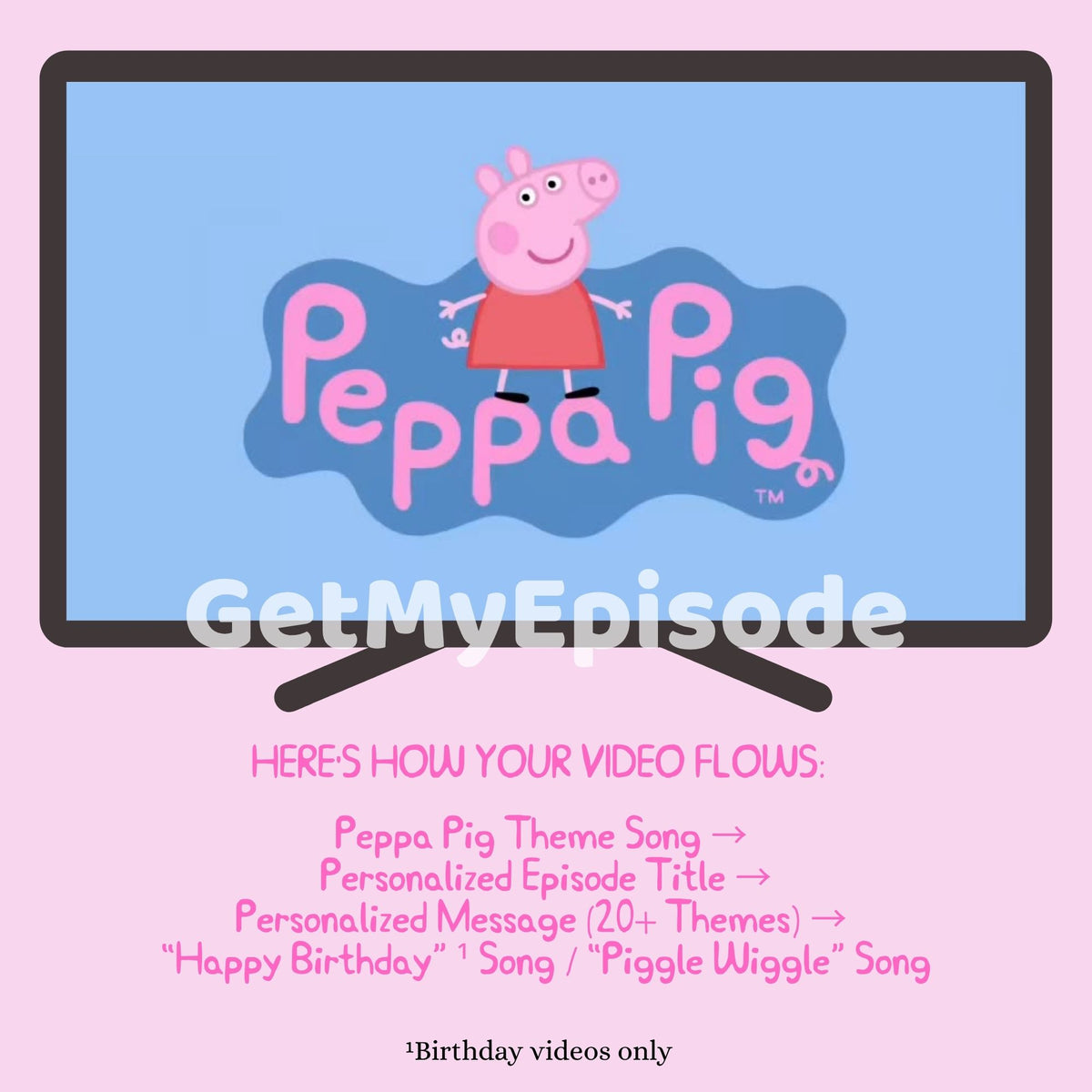 Personalized Peppa Pig Video