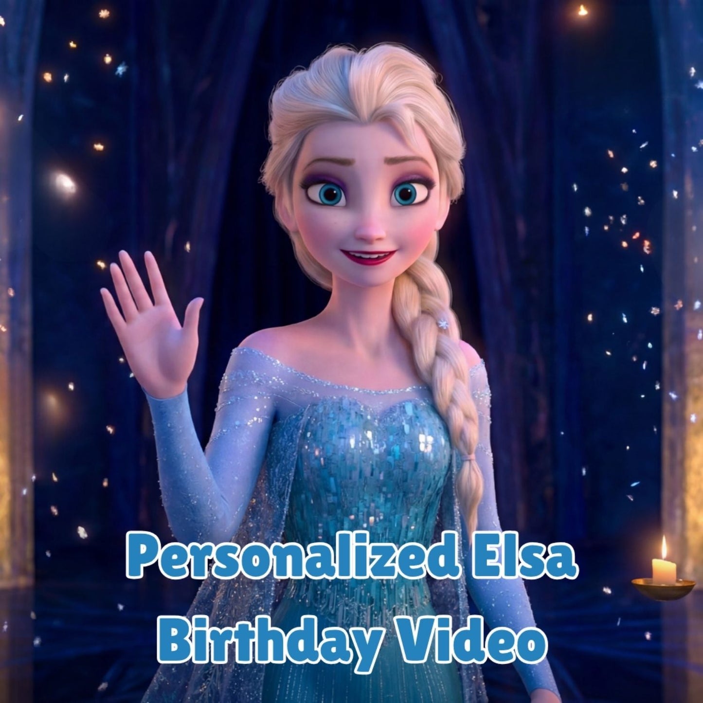 Personalized Elsa Birthday Video