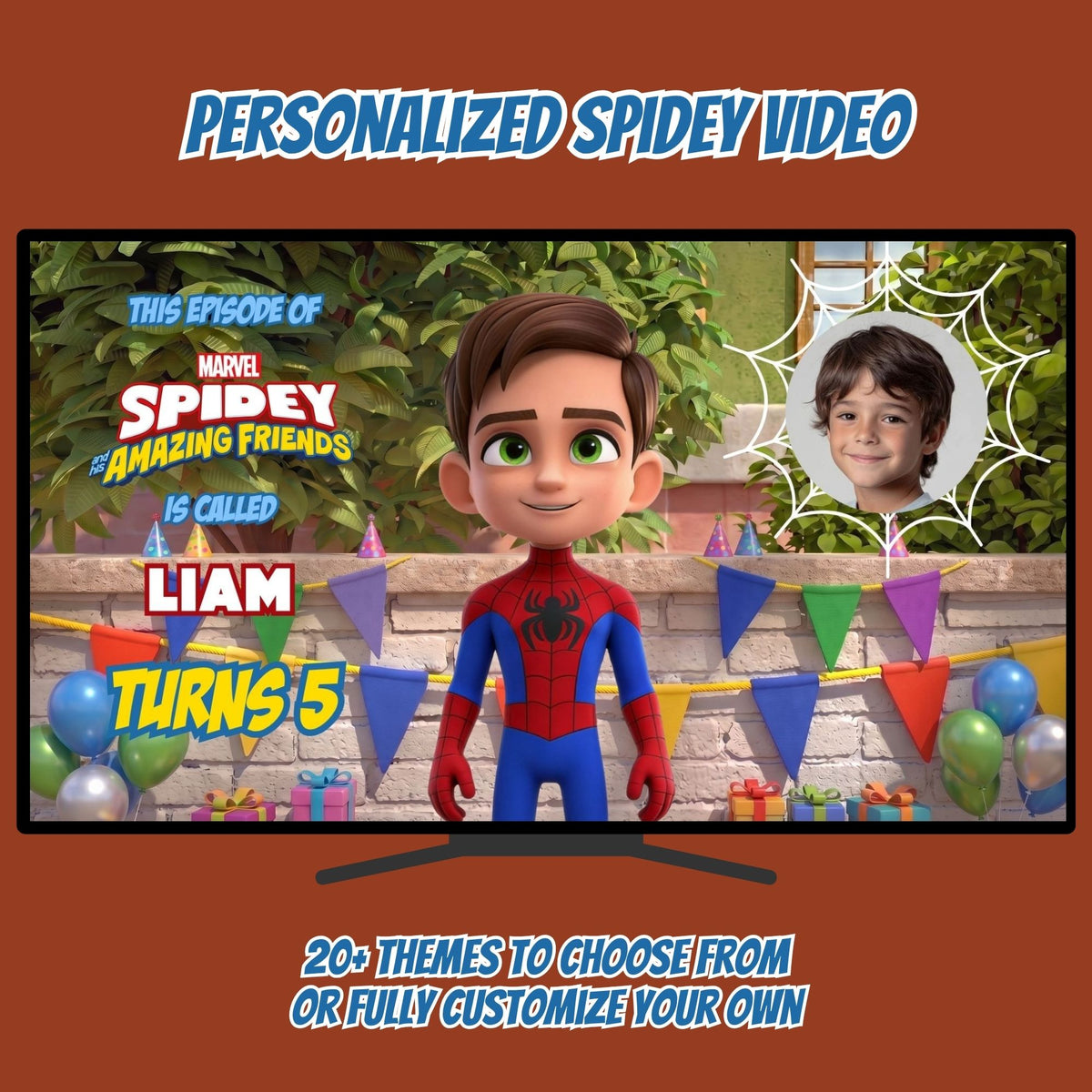 Personalized Spidey Video