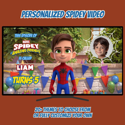 Personalized Spidey Video