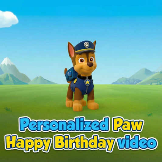 Personalized Chase Birthday Video