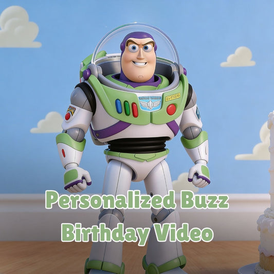 Personalized Buzz lightyear Birthday Video