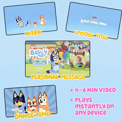 Personalized Bluey Video