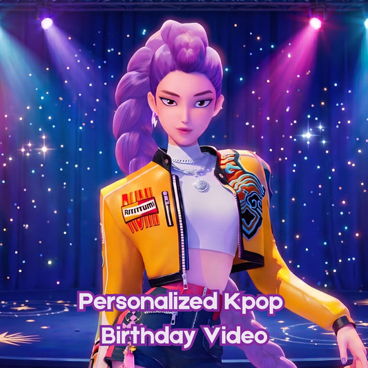 Personalized Kpop Birthday Video