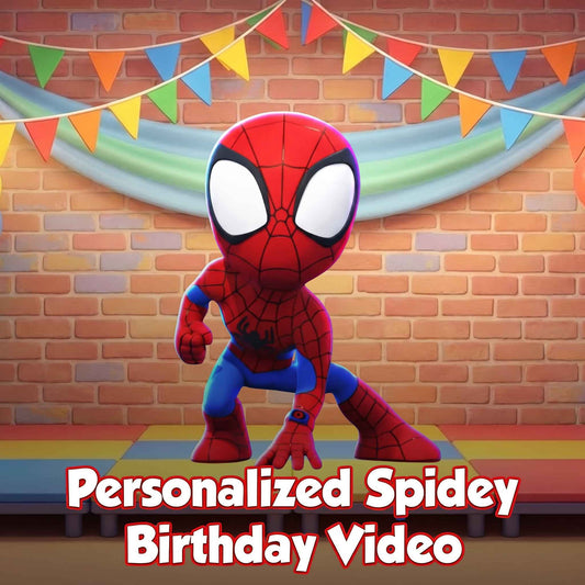 Personalized Spidey Birthday Video